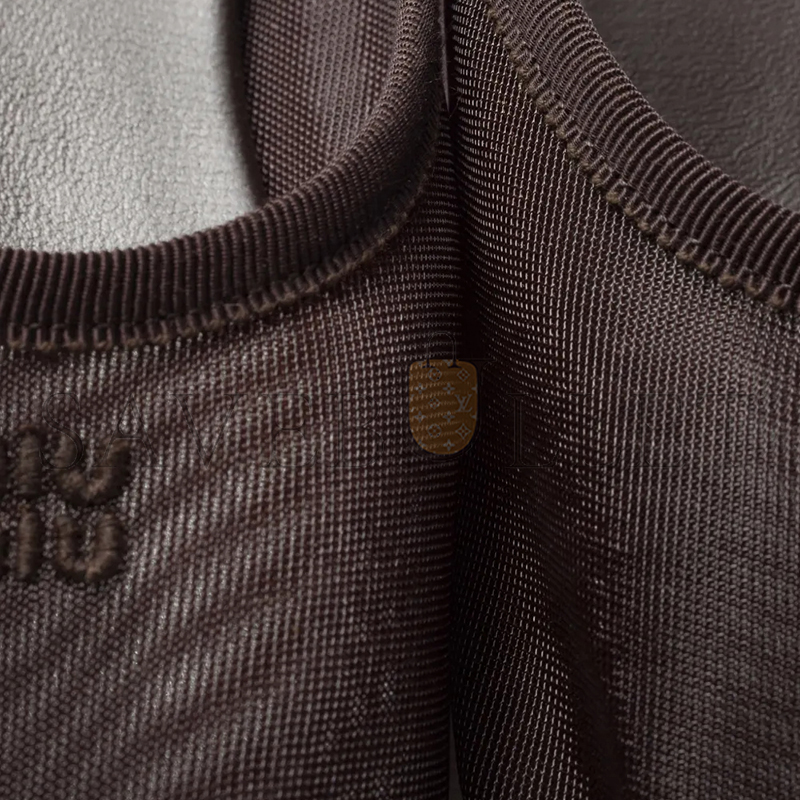 MIU MIU MESH FABRIC SLIPPERS 5R595E MIU MIU MESH FABRIC SLIPPERS 5R595E